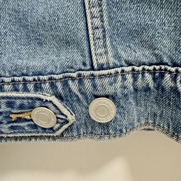 Lucky Brand Tomboy Trucker Denim Jacket | Size Small | Blue Jean Wash - Picture 5 of 11